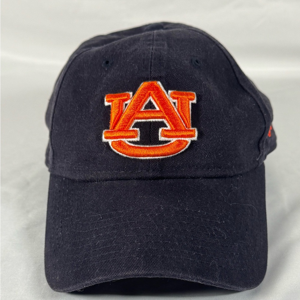 Auburn University Navy Baseball Cap with Orange AU Logo